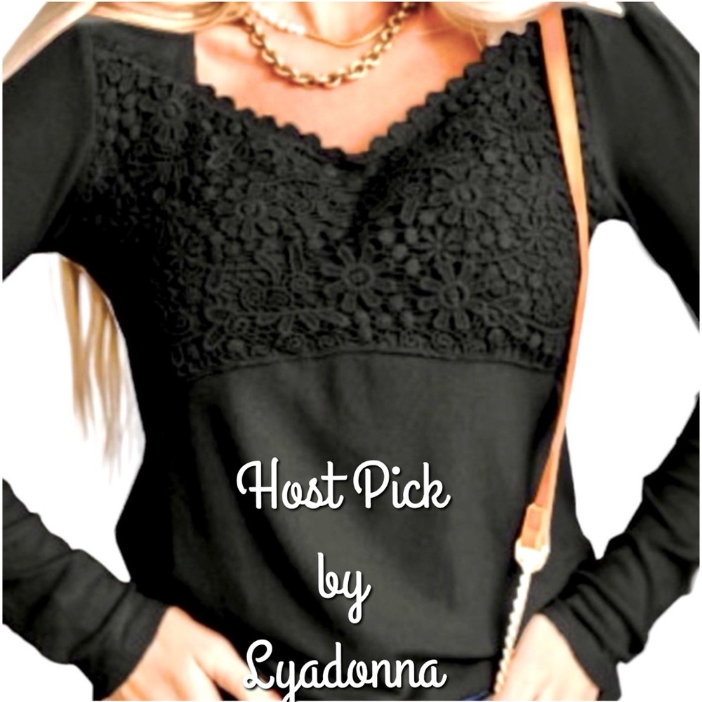 Boho Crocheted V Neck Top,
NWT, S M L XL